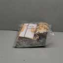 TKSBAG 50 PCS Small White Gold Gift Bags with Bow Ribbon - 6.4x3.1x5.1 Inch Thank You Bags with Handles, Bulk for Baby Shower, Bridal Shower, Wedding, Party Favors, Valentine