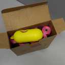 WDFAACK Biodegradable Dog Poo Bags with Holder-240 Large Poop Bags, Corn Starch Blended Compostable Bag, Extra Thick Strong Leak Proof Waste Bag for Dogs (Pink)