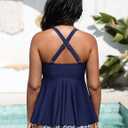 Blooming Jelly Womens Tankini Swimsuits Modest Tummy Control Bathing Suit Two Piece Swim Suit 2026 Swimwear with Bottoms (Blue, XXL)