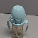 GROSMIMI Flip Top Spill Proof Sippy Cup, PPSU, BPA Free, 10 oz, Stage 2 Straw for Toddlers, 2-pack (Air Balloon & Dinosaur)