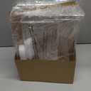 Clear Acrylic Single Pocket, Plastic Hanging Wall Mount File Holder for Office Home (Clear, 6 Pack)