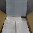 Secret Space 12 Pack X Large Shoe Organizer Storage Boxes for Closet, Modular Space Saving Shoe Boxes Clear Plastic Stackable Sneaker Containers Display Case with Lids, White