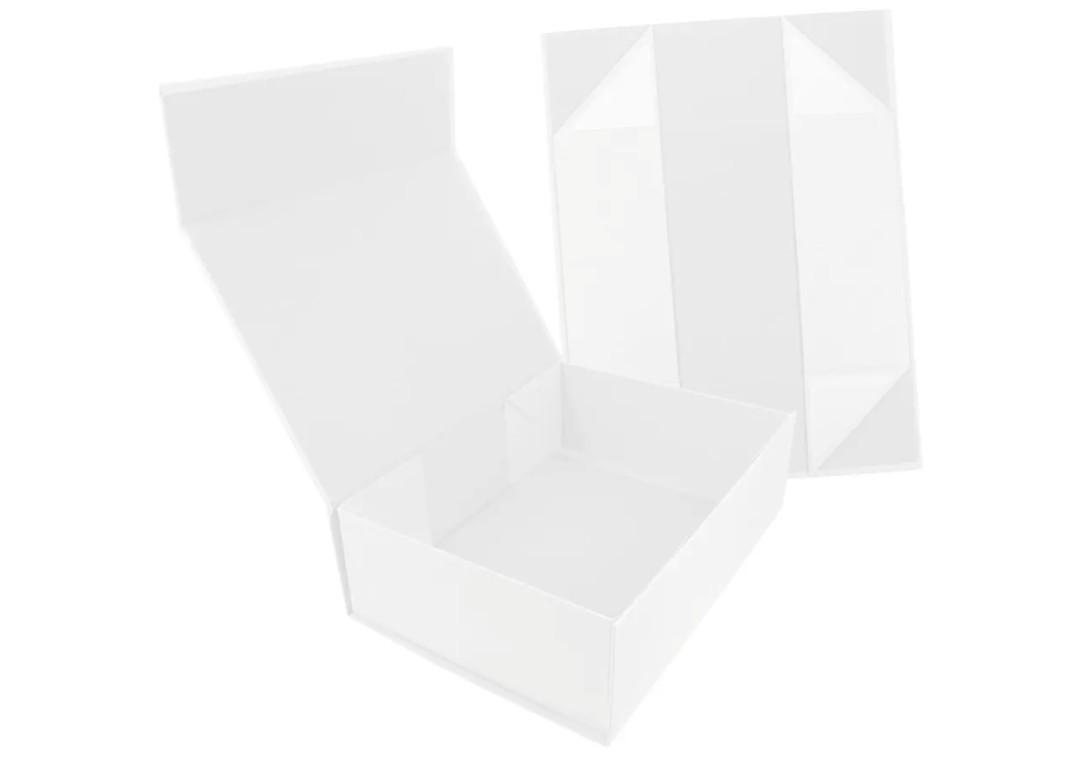 DECOMELODY 2Pcs Foldable Boxes Large Packaging Accessory for Bridal Shower DIY Wrapping Chic Case for Perfume Cups Cosmetics More