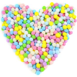 Lawie 500 PCS 2cm 0.8 Inch Christmas Rainbow Colors Large Pom Poms Arts and Crafts Party Craft Pom Pom Balls Ornaments Pompoms for Crafts DIY Puff Balls Pompom Maker Bulk Decorative Accessories Lawie 500 PCS 2cm 0.8 Inch Christmas Rainbow Colors Large Pom Poms Arts and Crafts Party Craft Pom Pom Balls Ornaments Pompoms for Crafts DIY Puff Balls Pompom Maker Bulk Decorative Accessories