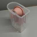 Ochine Food Storage Container with Lid, Plastic Storage Canisters for Kitchen & Pantry Organization, Dry Food Canisters Organization Bin for Oatmeal, Grain, Cereal, Pasta, Flour