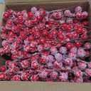 50 Pcs Holly Stems, 8.7" Snow Sprays Artificial Red Berry Stems, Holly Berry Picks for Christmas Tree Fillers Decor, Fake Red Berries for DIY Crafts Wreaths Garland Home Party Winter Decor