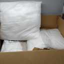 Soaoo 10 Pcs 26 x 26 Inches Pillow Inserts in Bulk, Filled in 1000g Polyester Stuffer, White Euro Pillows Inserts for Living Room Sofa Bed Couch Seasonal Decorating DIY Pillows Making