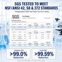 ANGEL X1 Pro Reverse Osmosis Water Filter, 7-Stage Under Sink Water Filtration System, 3 Years RO Life, 2:1 Pure to Drain, Reduces PFAS/PFOS, TDS, Chlorine, Bad Taste & Odor, Lead-Free