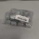 uxcell Chair Leg Floor Protectors, 16pcs 1" - Plastic Round Chair Leg Caps, Non-Slip Slip-On Furniture Feet Covers for Folding Metal Chair (Grey)