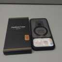 for iPhone 17 Pro Max Phone Case, Compatible with Magsafe, Full Camera Protection, Built-in Magnetic Ring, Translucent Matte for iPhone 17 Pro Max Case 6.9 inch (Black)