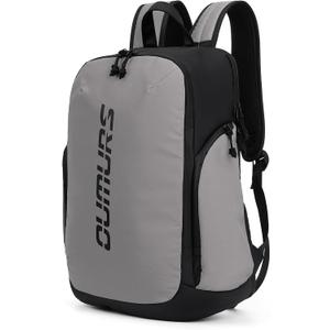 Reflective Backpack 1800D Water-resistant Oxford Cloth Backpack Laptop Backpack for Motorcycle, Travel, Cycling, Work, Sport, Hiking, Gym, Black