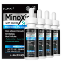 5% Minoxidil for Men, Minoxidil for Women Hair Growth Treatment, Beard Growth Serum, Biotin & Castor Oil Enriched,Strengthens Weak Roots, Repairs Thinning Hair (240ml