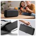 JCMO Carrying Case Accessories for Nintendo Switch 2 Console 2025, 23 in 1 Gift Kit with Carrying Bag, Protective Cover Shell, Screen Protector, Thump Grips & More, for Travel and Storage Case, Black