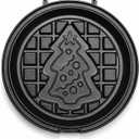 KEINVE Christmas Tree Waffle Maker Plates 4", Easy Release, Dishwasher Safe, Nonstick Halloween Waffle Plates for KEINVE Waffle Maker (228AK)