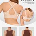 LUCKMEEY Bras for Women No Underwire Wireless Bras - Seamless Push Up Full Coverage Bralettes Comfortable Everyday Bra (Beige, Large)