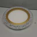 UOFUS 28W Gold LED Flush Mount Ceiling Light 12inch Modern Round Ceiling Light Fixture 3000K-6000K Super Bright Circle Ceiling Lamp for Bedroom Kitchen Bathroom Entryway Hallway Stairwell (11.81inch)