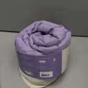 Huzi Infinity Pillow Mini - Kids Travel Neck Pillow - Machine Washable - Home Travel Flight Road Car Train Trips (Purple)