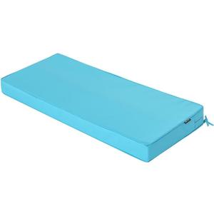 Outdoor Bench Cushions 45 x 18 Inch Thick Waterproof Porch Swing Cushions with Tie Patio Furniture Chair Cushion Bench Pad 5 Year Color Fastness Backyard Seat Pads Teal