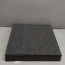 20"x 20" Carpet Floor Tiles 20Pcs, Carpet Squares with Non-Self Positioning Adhesive Stickers, with Non-Slip Bitumen Backing, DIY Flooring for Home Living Room (Dark Gray, 54 sqft/Box)