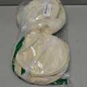 LATERONON 4Pcs Beige Canvas Laundry Hamper, Foldable Pop-up Mesh Basket, Large Capacity, Opening Design, Side Storage Bag, Versatile Use-Home, Camping, Dorm, Hotel, Travel