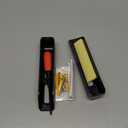 ELETIUO Wall-Mounted Scale Holder with Adhesive &Screws -Fits Most Digital Scales (Up to 1.2"/30mm Thick),Anti-Slip Silicone Pads,Space-Saving Bathroom/Bedroom Organizer-Easy to Install, Black