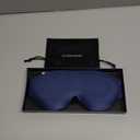 ALASKA BEAR 100% Blackout Sleep Mask Most Comfortable Contoured Eye Cups and Nose Covering for Women Men, 3D Pillowy Soft Light Blocking Eye Mask 0 Pressure on Eyelids & Eyelashes, Earplugs Set, Blue