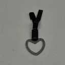 Fabbay Bling Car Accessories Bling Heart Handle Ring Car Accessory for Women Heart Hand Strap Drift Charm Rear Bumper Warning Ring Decor for auto Bus Interior Exterior Decoration (White,Heart Style)