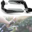 Universal 22mm 7/8 Handlebar Hand Guards Aluminum Handguards Plastic Hand Protection Protector For Off Road Dirt Pit Bike ATV Quad Enduro Motocross (black)