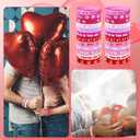 120 PCS Valentine's Day Rubber Wristbands For Adult Party Supplies and Party Favors