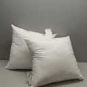 Utopia Bedding 22x22 Pillow Inserts, Set of 2, White – Indoor Decorative Throw Pillows for Bed, Sofa & Couch – Soft, Supportive & Fluffy Cushion Inserts