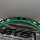 AOTOB 40" Fitness Trampoline for Adult, Max Load 450 LBS, Foldable Mini Trampoline with Durable Bungees,Small Rebounder Exercise Trampoline with Bar for Workout for Quiet & Safely Cushioned Bounce (Green)