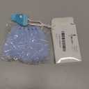 Winter 7 Inch Mini Desk Goose Outfits with Winter Snowfakes Knitting Hat Blue Tutu Dress Mini Desk Goose Customs for Magnetic Statue Key Holder Decor