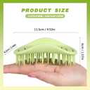 10 x Scalp Massager and Shampoo Shower Brush, Detangling Hair Brush, Scalp Care Hair Brush Wet & Dry detangler for Men and Womenfor Straight/Curly/Thick/Long/Wavy/Damaged Hair, Green