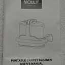 Portable Carpet and Upholstery Cleaner Machine -15Kpa Strong Suction for Rug, Couch, Car, Pet Stain, Furniture Cleaner for Home (Bright Black)