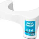 Squatty Potty Original Bathroom Toilet Stool 7 Inch - White
Ergonomic Squat Footrest Bathroom Stool for Improved Bowel Health and Natural Posture