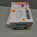 2 x Generic DifaBella Kids Lunch Box with Antispill Lid, Bento Box for Kids with 4 Compartments BPA-Free Plastic, Spoon & Fork Included, Compact and Colorful Meal Container (Blue), 8.66 x 5.9 x 2.7