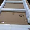 56-60 in. W x 66 in. H Double Sliding Frameless Bathtub Door in Chrome with 3/8 in. Tempered Clear Glass TQP-MT-08-66CH