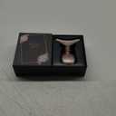 Red Light Therapy for Face and Neck, 7 Color Face Massager Tool for Wrinkles, Double Chin, Vibrating Facial Massager with Thermals for Skin Care, Rose Gold