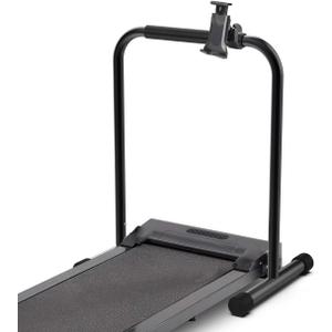 Handle Bar for Walking Pad Only, Compatible with Walking Pad 19.7'' Wide with Phone Holder, Adjustable Handrail Height (Max 43''), Non-Slip Feet, Easy to Assemble, Stable Design, Black