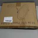 8 Inch LED Recessed Lighting with Junction Box Ultra-Thin, 3000K/4500K/6000K Selectable, 8" Dimmable Canless LED Downlight, 1800LM CRI80 High Brightness 5%-100% Recessed Light (1 Pack) (White)