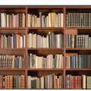 LYWYGG 7X5FT Bookshelf Backdrop Vintage Bookcase Magic Books Grunge Ancient Library Vinyl Photography Background Photo Studio Props CP-49