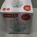 Dash Deluxe Egg Cooker - Boiler, Poacher & Steamer - Includes Measuring & Recipe Guide - Dishwasher Safe - BPA Free - Holds 12 Eggs, Aqua