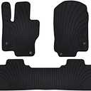 San Auto Car Floor Mats for Mercedes-Benz GLE 350 450 580 43/53/63 AMG 5-seat 2020-2025 Custom Fit (NOT for Couple) Rubber Full Black Auto Floor Liners Set All Weather Protection Heavy Duty Odorless