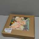 Artificial Flowers Combo, Mix Silk Flowers Roses, Peonies, Dahlias with Stems for DIY Wedding Bridal Bouquet, Baby Shower, Table Centerpieces, Home Decor, Floral Arrangements-Champagne Powder