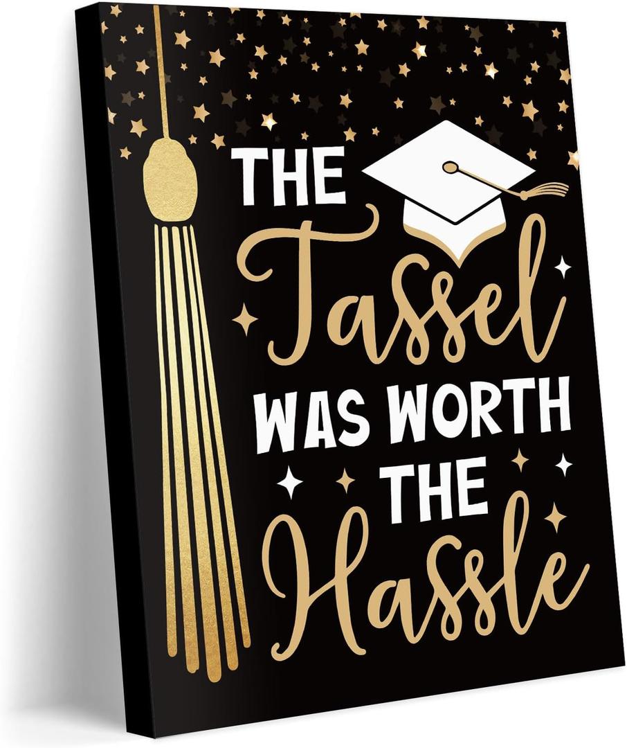 2 x Zarvella 2026 Graduation Decorations, Graduate Poster for Congratulation Party Wall Table Decor Supplies, Graduation Gift for Her Him, Masters Degree, College, High School, PhD, Nurse, Law School