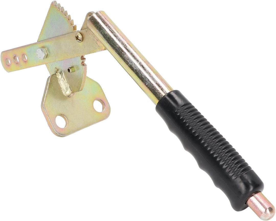 Keenso Hand Brake Lever Handle Antislip Galvanized Steel Emergency Brake Handle Universal for Trailer RV
