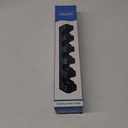 Wall Mount Broom Mop Holder Hanger Garden Tool Organizers Rack Garage Laundry Room Organizations and Storage with Hooks Heavy Duty (Black)