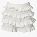 Micro Shorts for Women Summer Ruffle Lace Crochet Short High Waist Flowy Beach Bloomer Shorts Size L