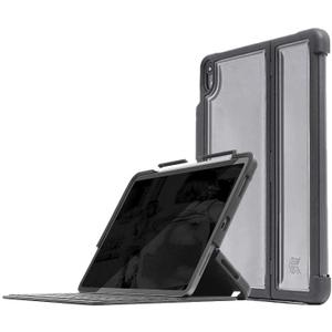 STM Dux Shell, Sleek case for Apple iPad Pro 12.9 (3rd Gen) Supports Apple Keyboard Folio - Black (stm-222-221L-01)