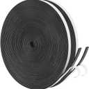 Yotache Thin Weather Stripping 1/4" x1/16, Foam Gasket Seal Tape for Window, Sliding Door Jamb, Speaker, Dashboard, 2 Strips x 33 Ft Each, Total 65 Feet Long